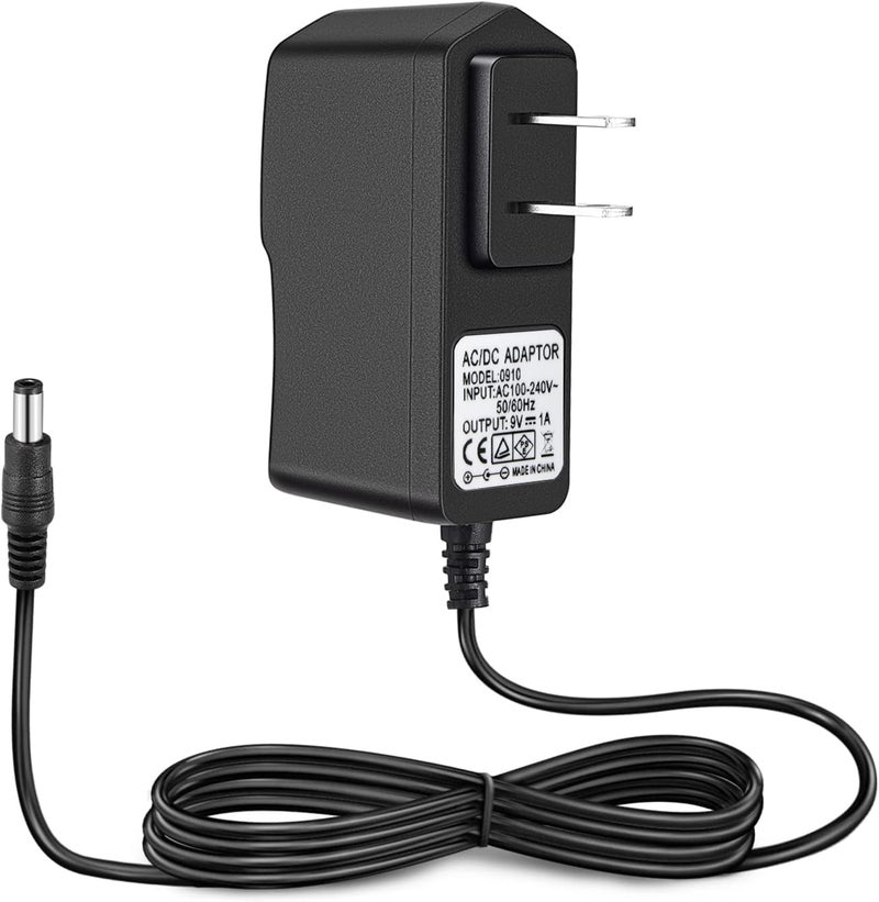 Azor Guitar Effect Pedal Power Supply Adapter,AC DC 9V Power Cord Fit for 9V1A Guitar Effects Pedal,Keyboard Center Negative - Image 1